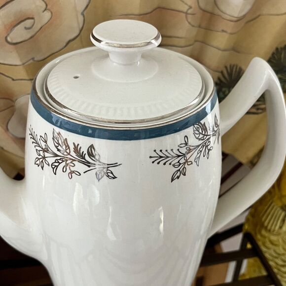 Simpsons (Potters) Coffee Pot Rare 1950s Marazion Chinastyle Pattern England - Picture 4 of 6